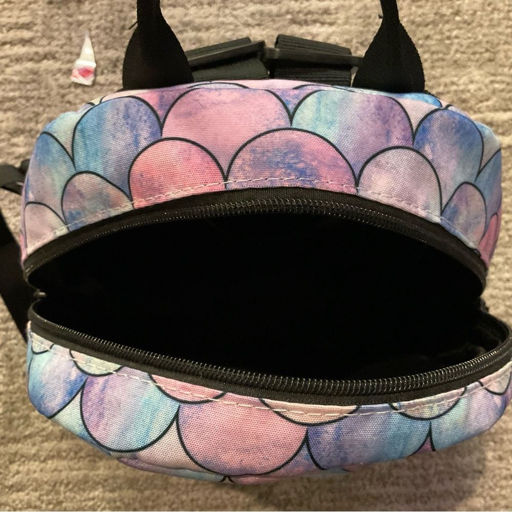 Colorful Mermaid Scale Mini Backpack - Picture 5 of 5